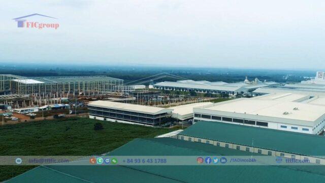 The factory is located within Long Khanh Industrial Park – Dong Nai – TTTFIC Group
