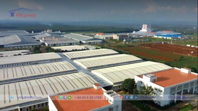The factory is located within Long Khanh Industrial Park – Dong Nai – TTTFIC Group