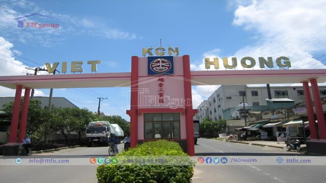 Wellcome gate of Viet Huong 1 Industrial Park – Ho Chi Minh City Province – TTTFIC Group