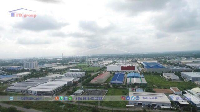 The panorama of Long Hau Industrial Park – Long An – TTTFIC Group