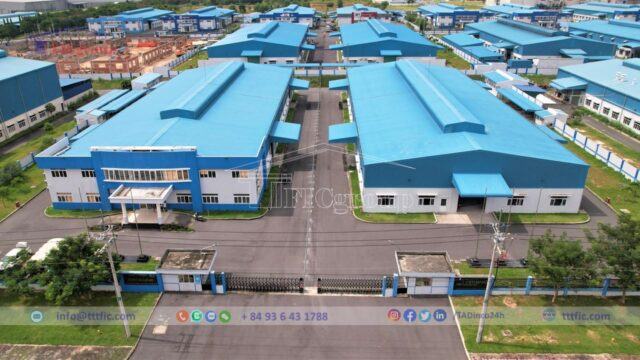 The factory is located within Long Thanh Industrial Park – Dong Nai – TTTFIC Group