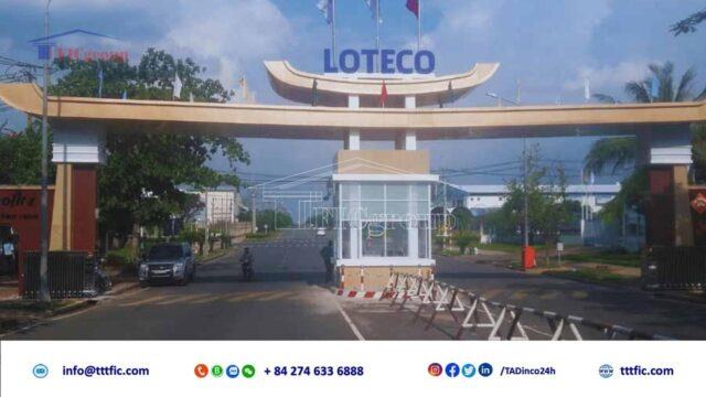Wellcome gate of Loteco Long Binh Industrial Park – Dong Nai – TTTFIC Group