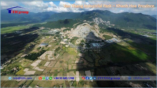 Viewed from above Van Thang Industrial Park – Khanh Hoa Province – TTTFIC Group