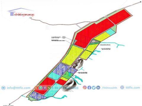 Master plan map of Long My Industrial Park – Binh Dinh – TTTFIC Group