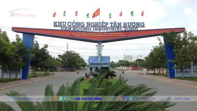 Wellcome gate of Tan Huong Industrial Park – Tien Giang – TTTFIC Group