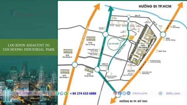 Transportation connectivity to Tan Huong Industrial Park – Tien Giang – TTTFIC Group