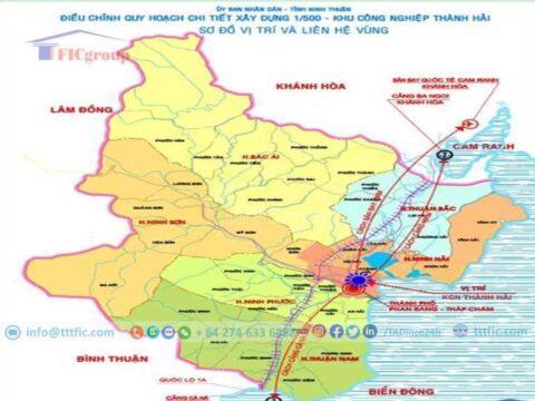 Master map plan of Thanh Hai Industrial Park – TTTFIC Group