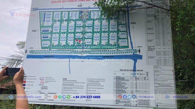 Master plan map of VSIP Can Tho Industrial Park – TTTFIC Group