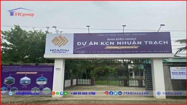 Nhuan Trach Industrial Park – Hoa Binh – TTTFIC Group