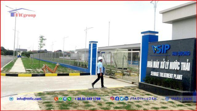 Wastewater treatment plant of VSIP Hai Duong Industrial Park – TTTFIC Group