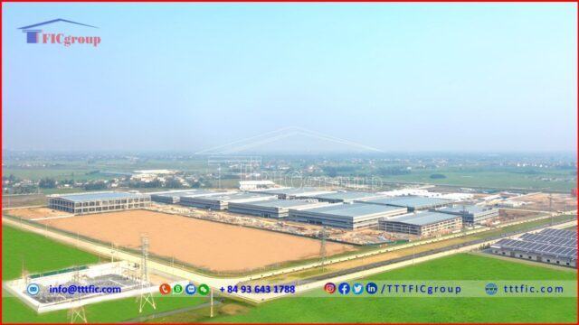 View from above of WHA Industrial-Park- Nghe An Province – TTTFIC-Group