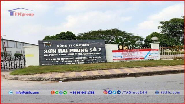 The factory is located within Trang Due Industrial Park – Hai Phong – TTTFIC Group