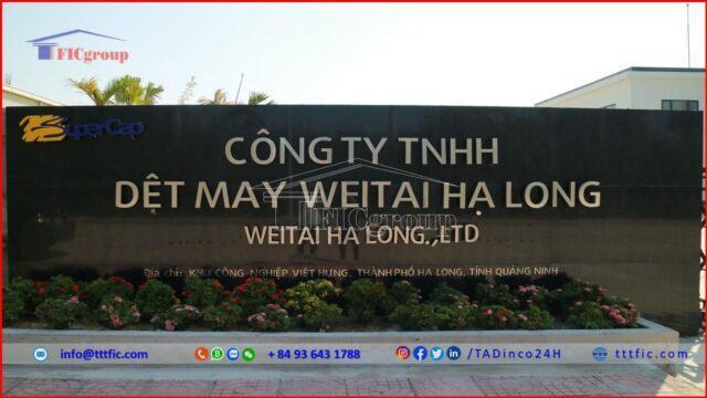 Weitai Textile Company Viet Hung Industrial Park – Quang Ninh – TTTFIC Group