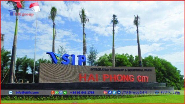 Welcome gate of VSIP Hai Phong Industrial Park – TTTFIC Group