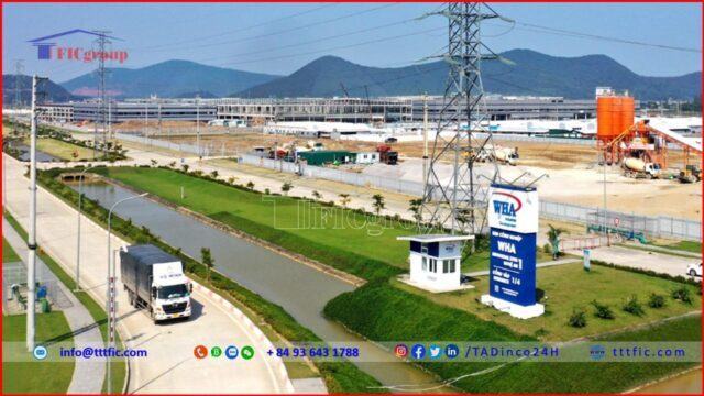 Transportation of WHA 1 Industrial Zone – Nghe An – TTTFIC Group
