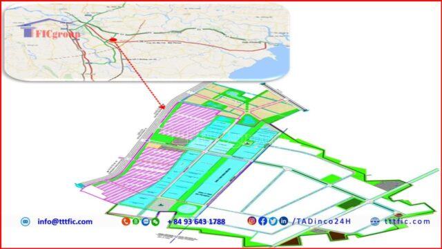 Map of Yen My II Industrial Park – Hung Yen – TTTFIC Group