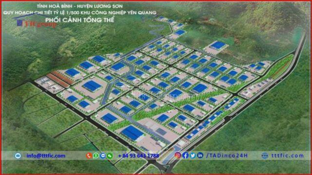 Overall perspective Yen Quang Industrial Park – Hoa Binh – TTTFIC Group