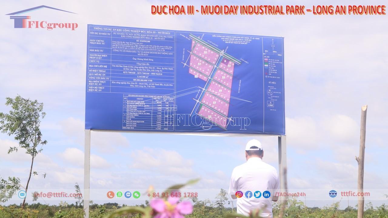 Duc Hoa 3 - Muoi Day Industrial Park - Tay Ninh