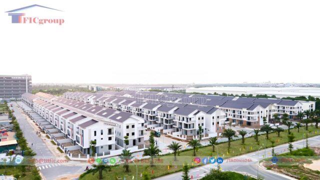 The residential area within VSIP – Bac Ninh Industrial Park – TTTFIC Group