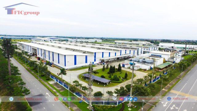 The factory is located within VSIP – Bac Ninh Industrial Park – TTTFIC Group