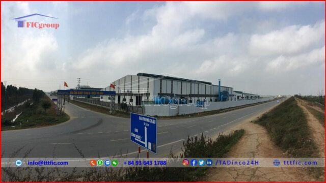The factory is located within Trung Ha Industrial Park – Phu Tho – TTTFIC Group