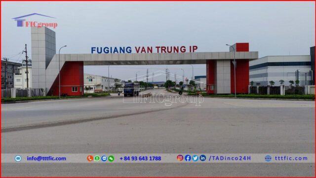 Welcome gate Van Trung Industrial Park – Bac Giang – TTTFIC Group