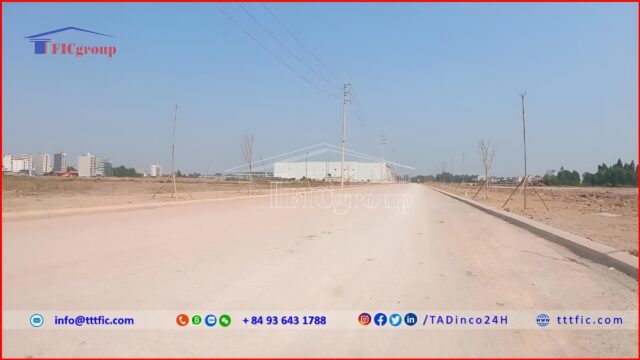 Constructing a factory within Viet Han Industrial Park – Bac Giang – TTTFIC Group