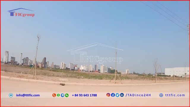 Constructing a factory within Viet Han Industrial Park – Bac Giang – TTTFIC Group