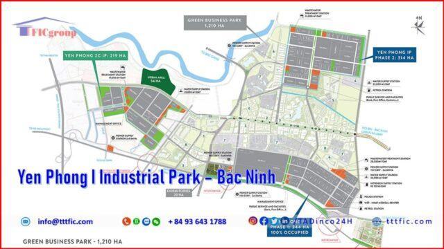 Overall of Yen Phong I Industrial Park – Bac Ninh – TTTFIC Group