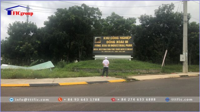Land for sale in Dong Xoai 3 Industrial Park – Binh Phuoc – TTTFIC Group2