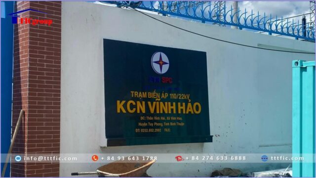 Land for sale in Tuy Phong Industrial Park – Binh Thuan – TTTFIC Group