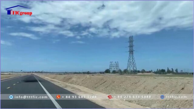 Land for sale in Tuy Phong Industrial Park – Binh Thuan – TTTFIC Group1