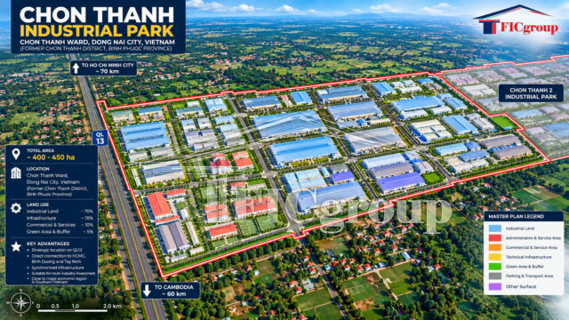 Chon Thanh Industrial Park, Dong Nai, Vietnam – TTTFIC Group