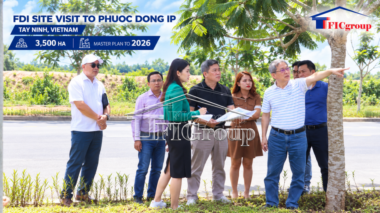 FDI site visit to Phuoc Dong Industrial Park, Tay Ninh, Vietnam | TTTFIC Group