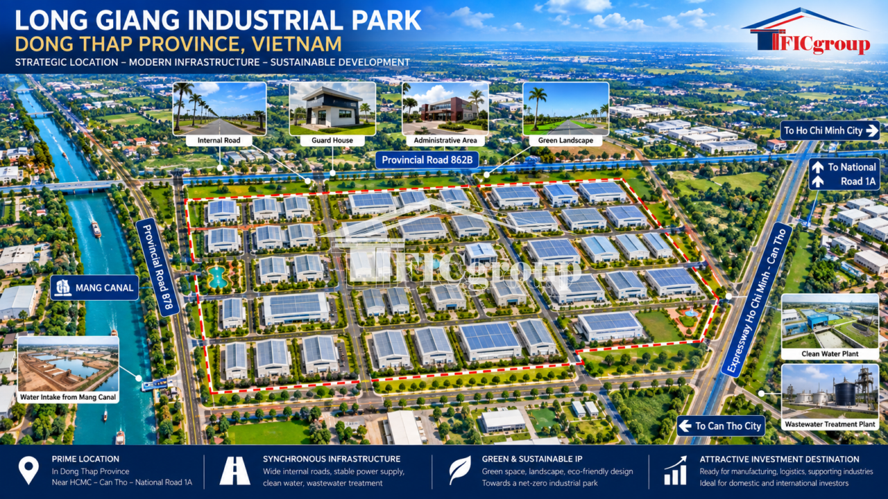 Long Giang Industrial Land for Sale – Dong Thap