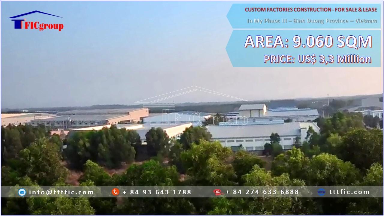 For Sale – Factory in Mỹ Phuoc 3 Industrial Park – TTTFIC Group 4