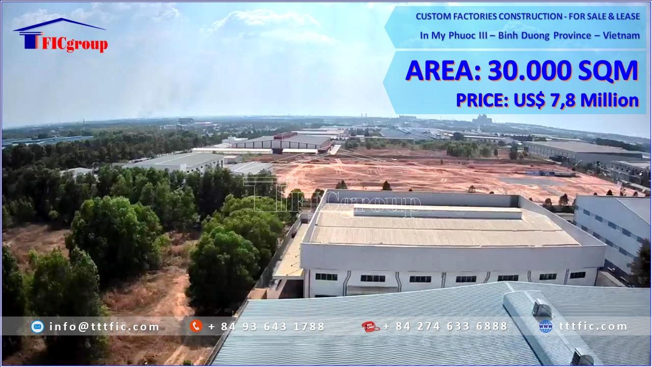 For Sale – Factory in My Phuoc 3 Industrial Park – TTTFIC Group