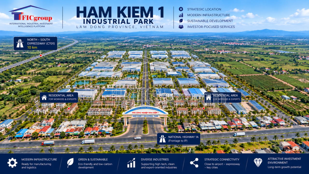 Ham Kiem 1 Industrial Land for Sale – Lam Dong