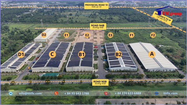 Factory For Lease – Le Minh Xuan 3 Industrial Park – HCMC – TTTFIC Group 11