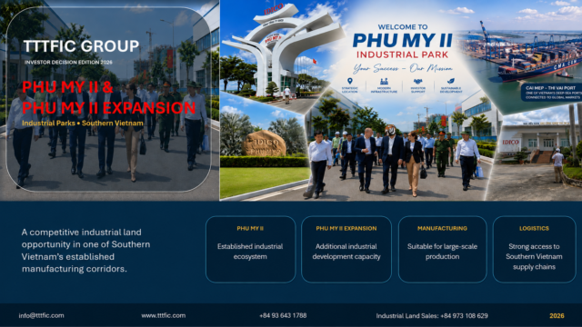 Industrial Land for sale in Phu My 2 IP